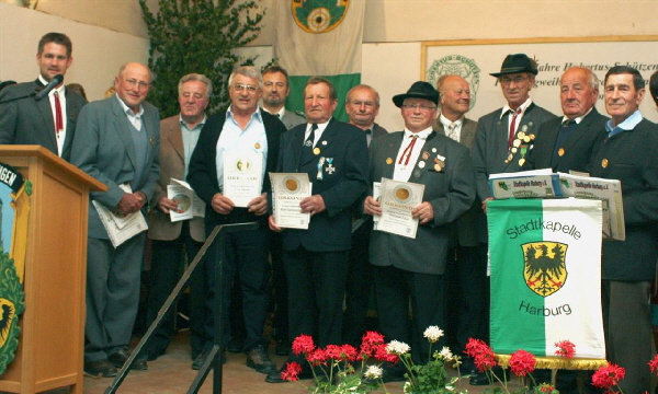 50 Jahre Mitglied bei den Hubertus-Schtzen Grosorheim
